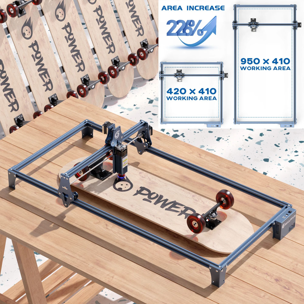 Industrial Laser Engraver - SCULPFUN Graveur Graveren Gebied Uitbreidingsset voor