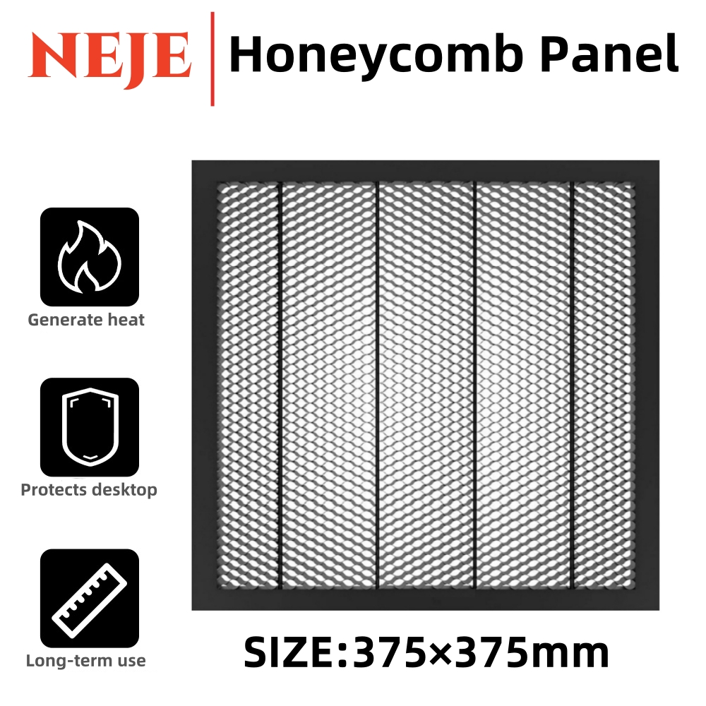 Honeycomb Laser Bed - NEJE Honingraatlaserbed 375×375mm is geschikt voor