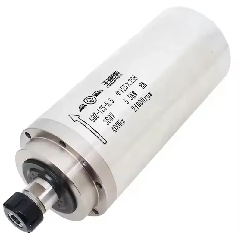 Cnc Spindle Motor - GDZ-125-5.5 12A 220V 24000rpm Steenbewerking Hoge