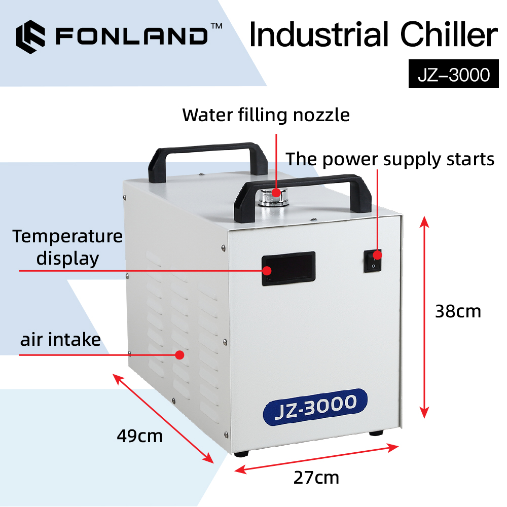 FONLAND JZ-3000 DG110V AG220V  - Laser Industrial Chiller recensie en prijs